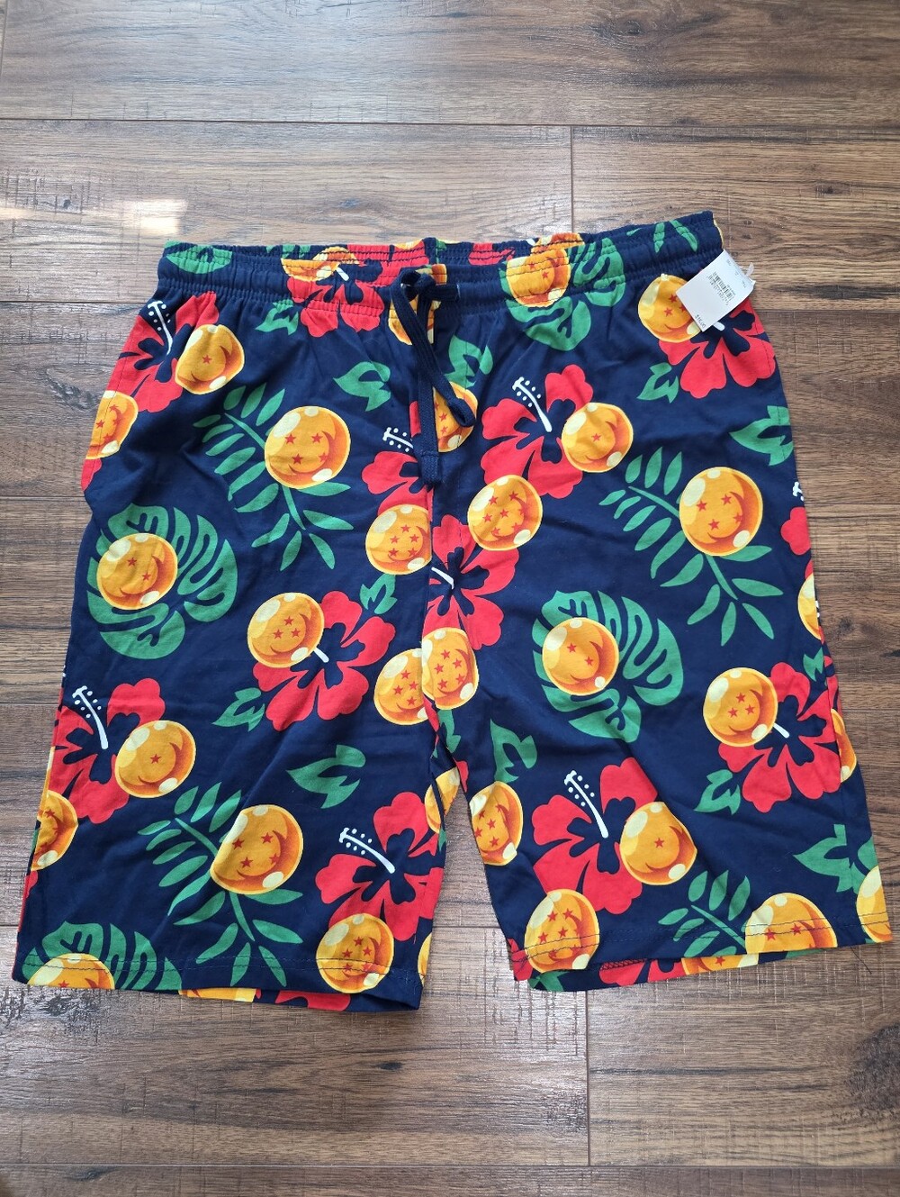 Men's Dragonball Z Floral Print Sleep Shorts - NWT 2xl